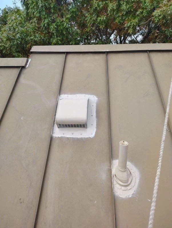 Precision Roof Crafters Metal Roof Leak Repair After Work In Austin Texas