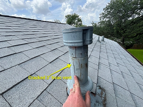 Precision Roof Crafters Roof Repair Before HVAC Maintenance In Austin Texas