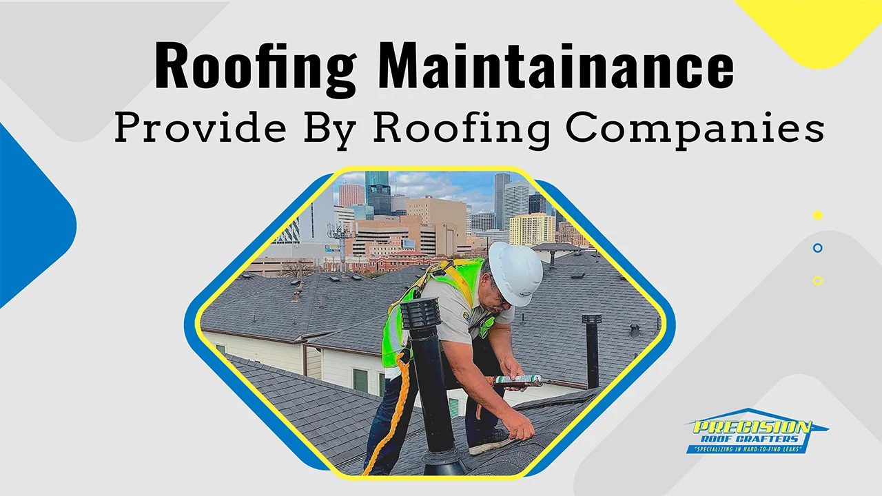 Roofing Maintainance Provided By Roofing Companies