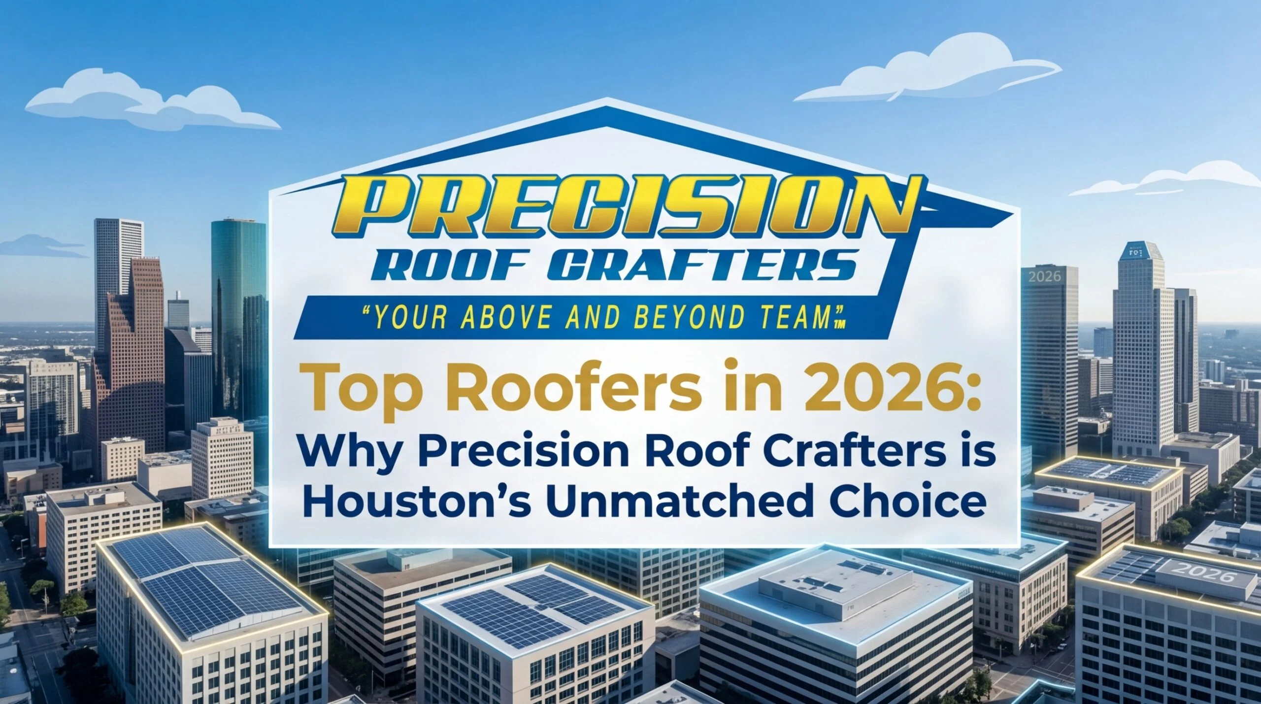 Top Roofers in 2026: Why Precision Roof Crafters is Houston’s Unmatched Choice