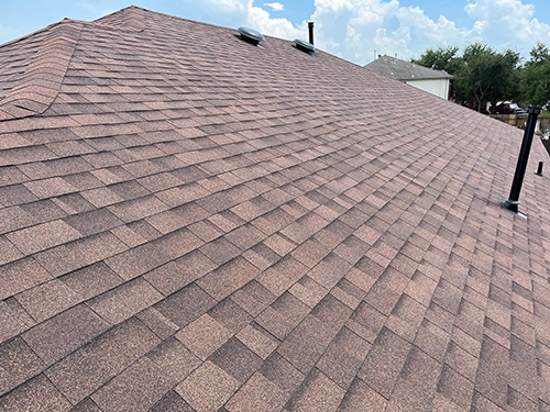 Precision Roof Crafters Asphalt Shingle After Roof Replacement Work In Houston Texas