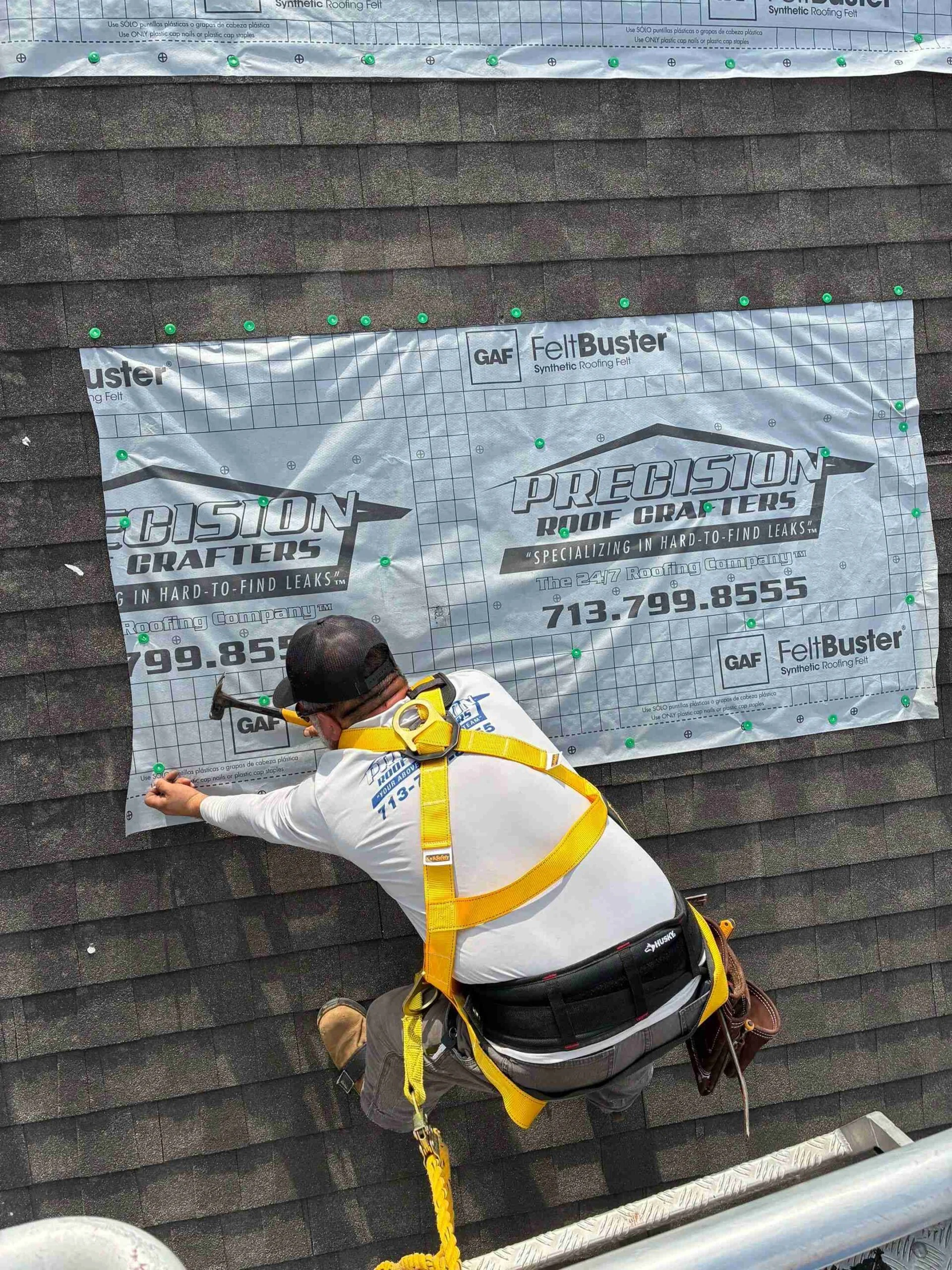 10 Best Roofing Companies in Houston, TX | 2026 Homeowner Guide 3 Precision Roof Crafters Professional Roofing Specialist Crew Training on Custom Mock Roof as a top 10 Best Roofing Company in Houston
