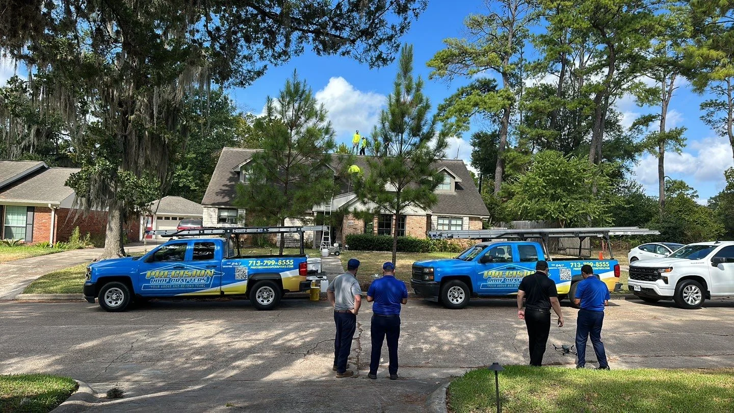 10 Best Roofing Companies in Houston, TX | 2026 Homeowner Guide 4 Precision Roof Crafters Roofing Crew getting ready to work on Houston Roof as a top 10 Best Roofing Company in Houston
