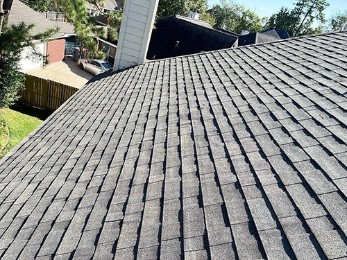 Precision Roof Crafters Humble Texas Roof Storm Damage After Completed Repair In Humble Texas